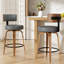 Tabouret de bar pivotant chic en cuir pour un confort et un style ultimes-212838768-212838764