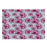Ambesonne Watercolor Cutting Board Large Size Abstract Peonies Pink Magenta
