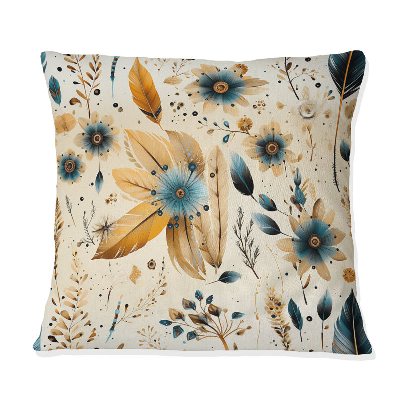 Coussin Rustic Gypsy Boho, H 16 po x l 16 po