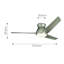 Cassels 60cm Ceiling Fan with LED Lights-1444282970