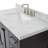 Cambridge Single Bathroom Vanity with Carrara Marble Top-88398706