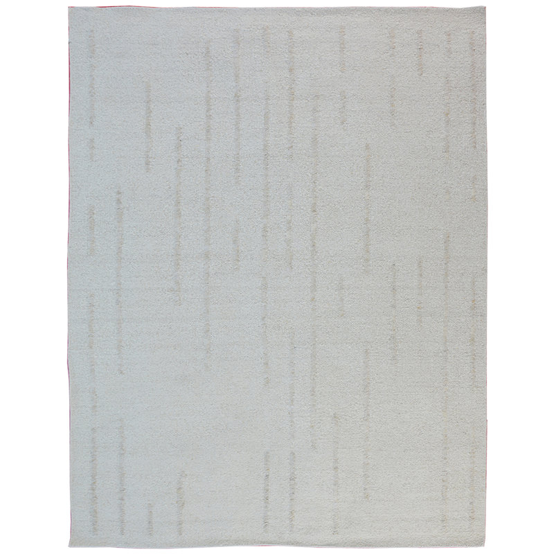 Wool Area Rug in Gray, Rectangle 10' x 14'