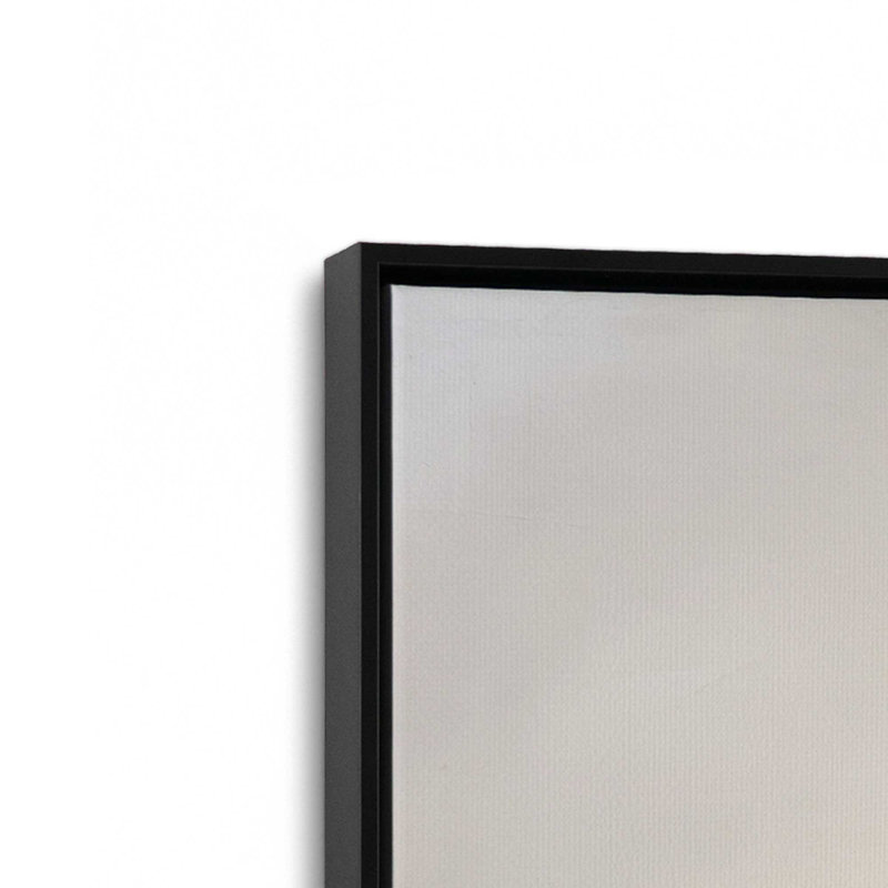 Gentle Gilded Gust III Canvas Print, 48.75" H x 32.75" W x 1.75" D, Satin Black Floater Framed