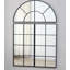 Grand miroir mural arqué 30 "x 45" avec trois sections séparées