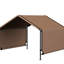 Tente d'extérieur pour chien confortable - abat-jour portable brun