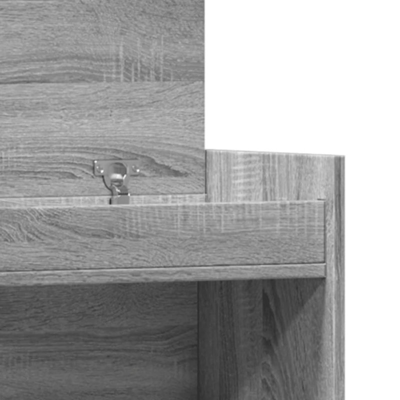 12 Pair Shoe Storage Cabinet, Grey Sonoma