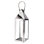 Lanterne de table en acier inoxydable