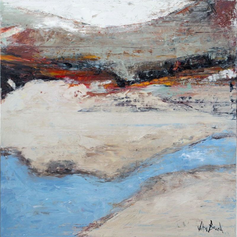 Blue Water by John Beard - Artist Enhanced Canvas Print, Black, 40" H x 40" W x 1.5" D