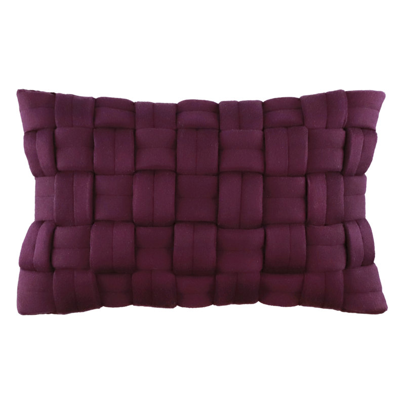 Rectangular Throw Cushion Cover, Purple