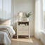 Table de chevet 18 po beige avec 2 tiroirs - Canapé de chambre à coucher moderne