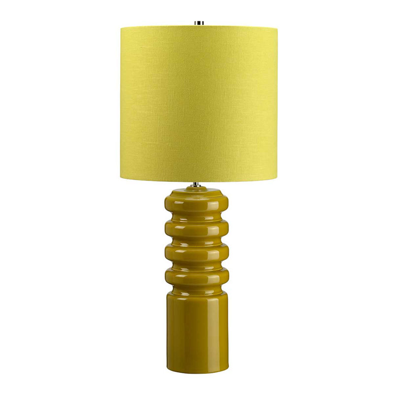 Athaleyah Porcelain Table Lamp, Lime