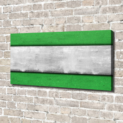 Green Wall - Wrapped Canvas Print