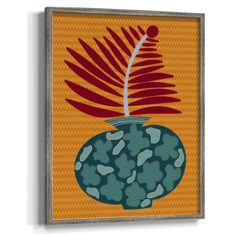 Reproduction encadrée Snappy Botanical II - bois massif, H 11 po x l 9 po