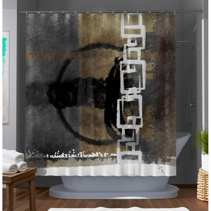 Abstract Shower Curtain