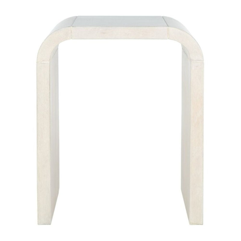 Ferma End Table, White
