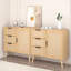Armoire en bois pour chambre à coucher - 3 tiroirs, tablettes polyvalentes, matériaux de construction, tablette réglable moderne facile à assembler, conception spacieuse, matériaux simples
