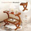 Solid Wood Cross Legs End Table-440441669