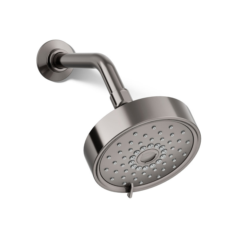Kohler Purist 1.75 Gpm Multifunction Wall Mount Showerhead, Three Spray Settings, 5.5" High Pressure Spray Head