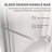 50 to 55 in. x 76 in. H Frameless Double Sliding Shower Door with 3/8 in. (10mm) Clear Glass -120280488-122741020