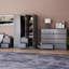 3 Piece Bedroom Set (2 Drawer Bedside Chest, 8 Drawer Chest, 3 Door 2 Drawer Wardrobe), (100% FSC)-1293799008