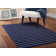 Tapis bleu marine Dellbrook