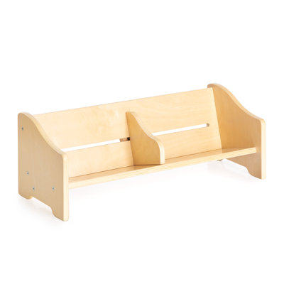Tabletop Book Display Natural Wood