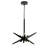 Daquante 12 - Light Solar Black LED Sputnik Pendant