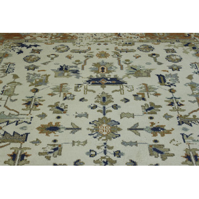 Masmoudi One-of-a-Kind 6.7x9.6 Area Rug White