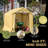 Garden 6 ft. W x 6 ft. D Metal Portable Storage Shed
