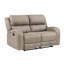 Causeuse inclinable double luxueuse 1pc