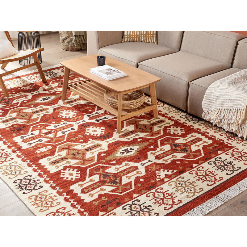 Baudilia Southwestern Hand Woven Area Rug, Rectangle 200 x 300cm