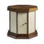 Shangri-La Table Sunburst Wood Top