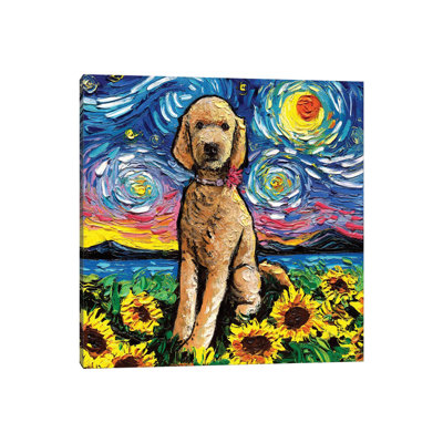 " Goldendoodle Night II " by Aja Trier