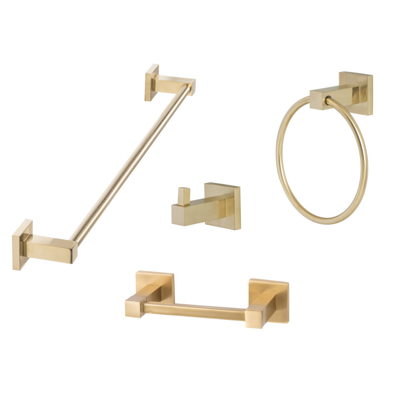Ensemble de salle de bain Baden Series, laiton satiné