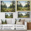 Pin, murmure de pin II - art mural pin pour salon-142388677-142388676