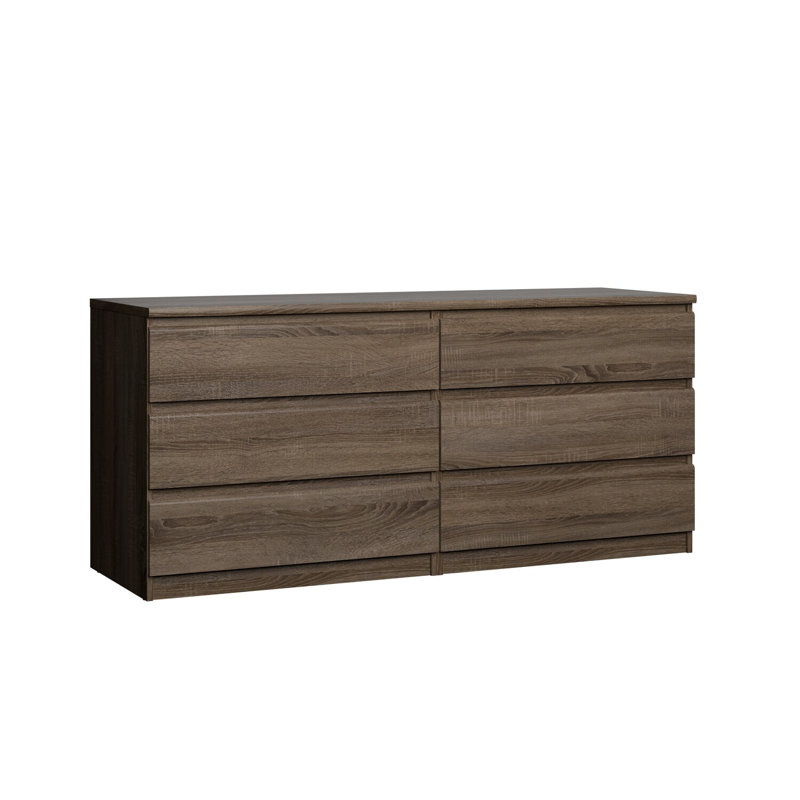 Commode double 6 tiroirs 