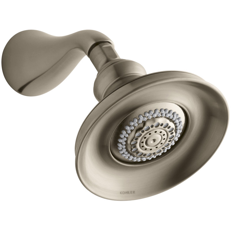 Revival 2.5 GPM Multifunction Wall-Mount Shower Head, Vibrant Brushed Bronze