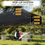 Pop Up Gazebo with Sides Waterproof Outdoor Canopy with Wheeled Carry bag Heavy Duty Instant Shelter for Garden Party BBQ-128881586-128881579