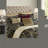 Luxury Queen Bedding Sets, Polyester Chenille Jacquard, Elegant Damask Design