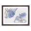 Two Blue Flowers in Abstract - Picture Frame Graphic Art Print-55777851-55777847