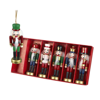 11cm Wood Holiday Shaped Ornament