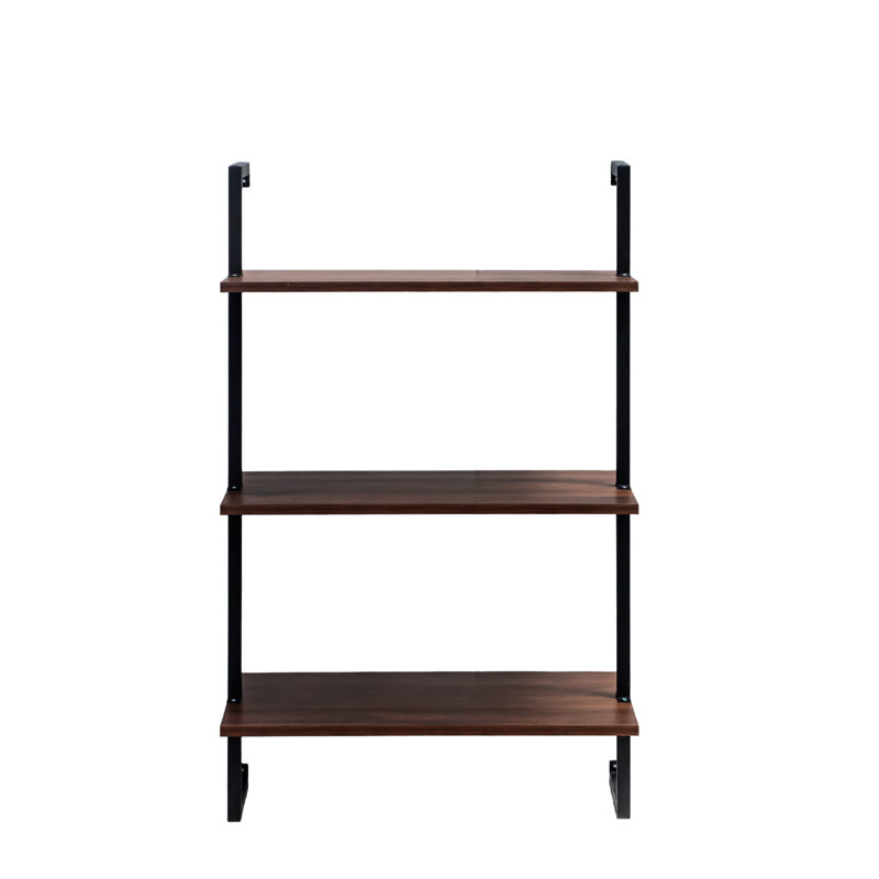 3 niveaux et 2 étagères de salle de bain murales multi-fonctionnelles robustes pour le garde-manger Garde-manger Espace de rangement en bois