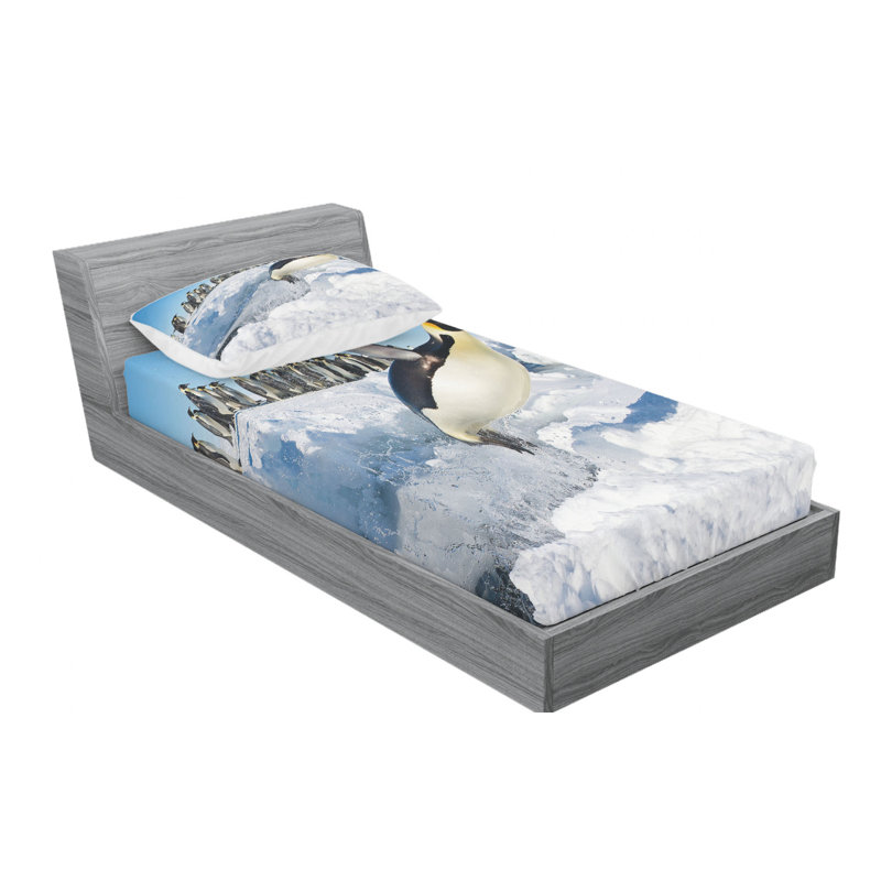 Microfiber Sheet Set, Twin Sheet Set + Fitted Sheet + 1 Pillowcase