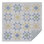 Courtepointe réversible en coton Adda crème / bleu cendré / vert