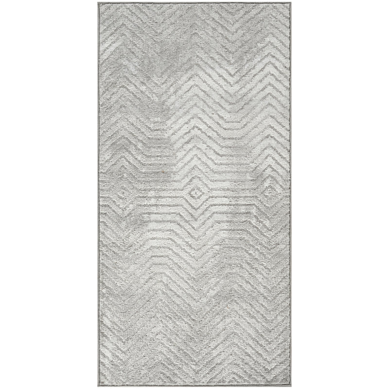 Lafever 2' x 4' Grey Vintage Indoor Rug, Runner 2' x 4'
