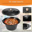 Goulash Pot With Tripod And Spoon, Original Hungarian Goulash Kettle, With Height-Adjustable Chain, With Ground Spikes, Kettle Goulash Pot Set, Enamel, For 10-15 People-114886530-114886532