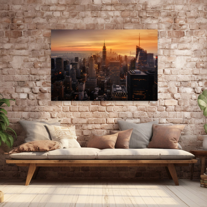 Art contemporain, architecture contemporaine, art urbain, H 40 po x l 60 po
