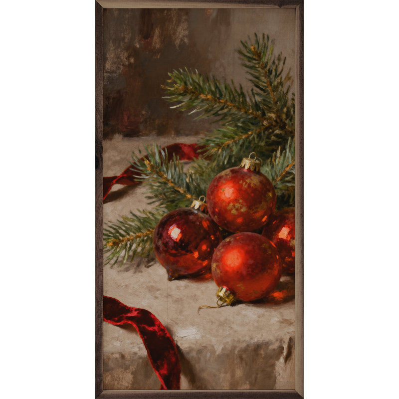 Ornaments With Ribbon, H 16 po x l 8 po