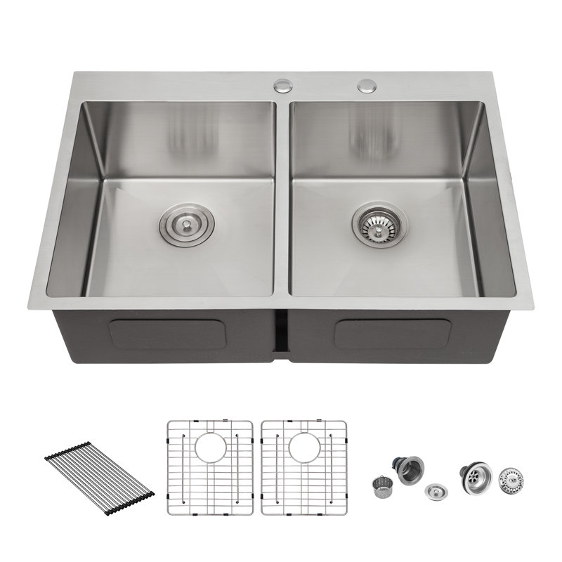 Kitchen Sink, Brushed Nickel