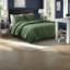 Ensembles de literie en velours élégant, coton confortable, design vert moderne, chambre à coucher confortable